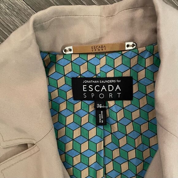 Escada sport trench coat - Picture 3 of 13